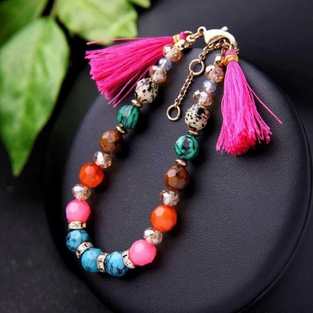 Chloe + Isabel Boho Bazaar Bead Bracelet - Picture 4 of 6